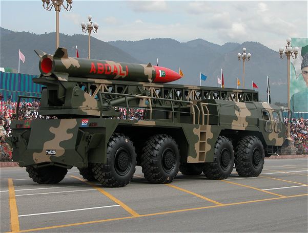 A Hatf 2 on parade. Photo: Pakistan MoD