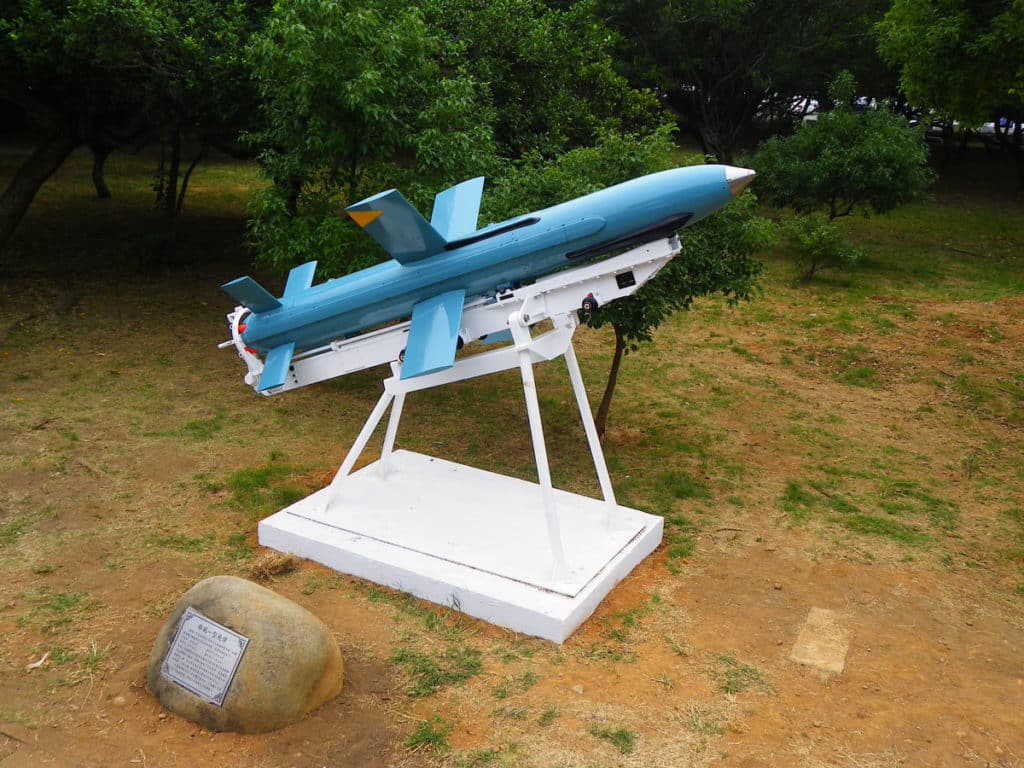 A model HF-1A missile on display. Photo: Wikipedia