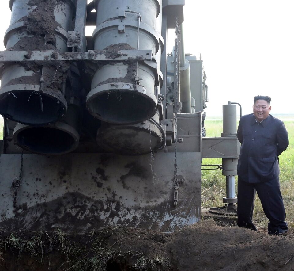 KN-25 launch tube. Photo: KCNA