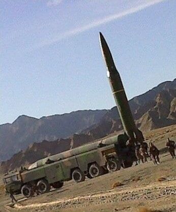 A DF-16 ready for launch.