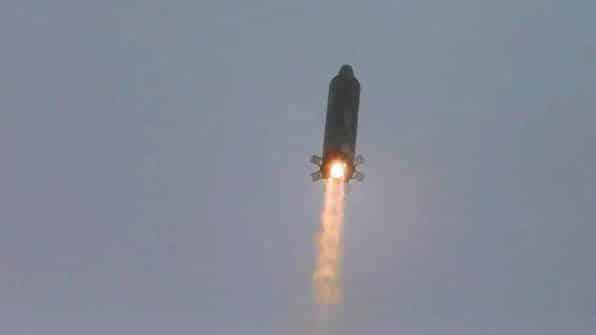 Musudan during 2016 flight test. Photo: KCNA