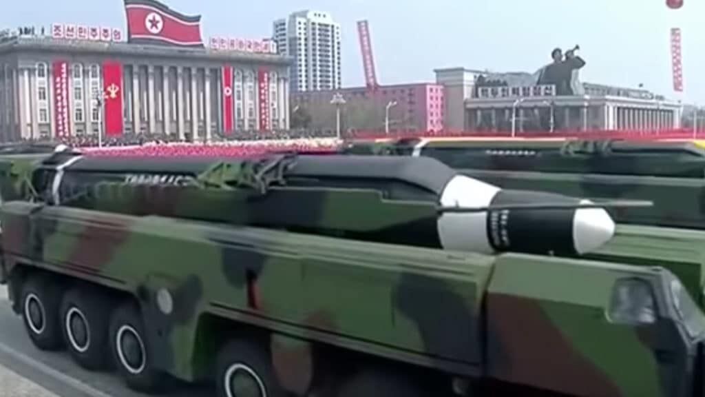 BM-25 Musudan missile on parade display, April 2017. Photo: KCNA