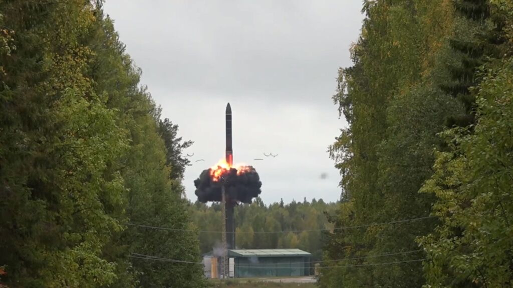 Yars test launch at Plesetsk Cosmodrome, 2017. Photo: Russia MoD