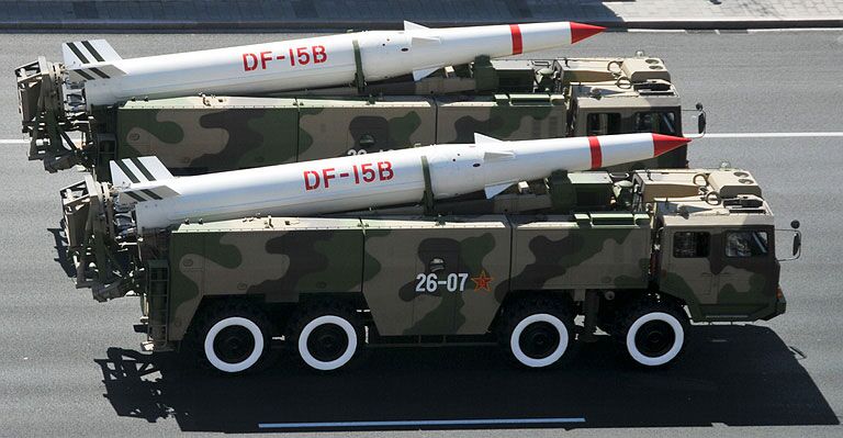 DF-15B on parade. Photo: Wikimedia