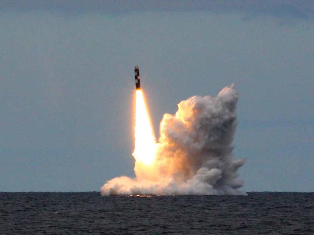 Bulava test launch. Photo: Russia MoD