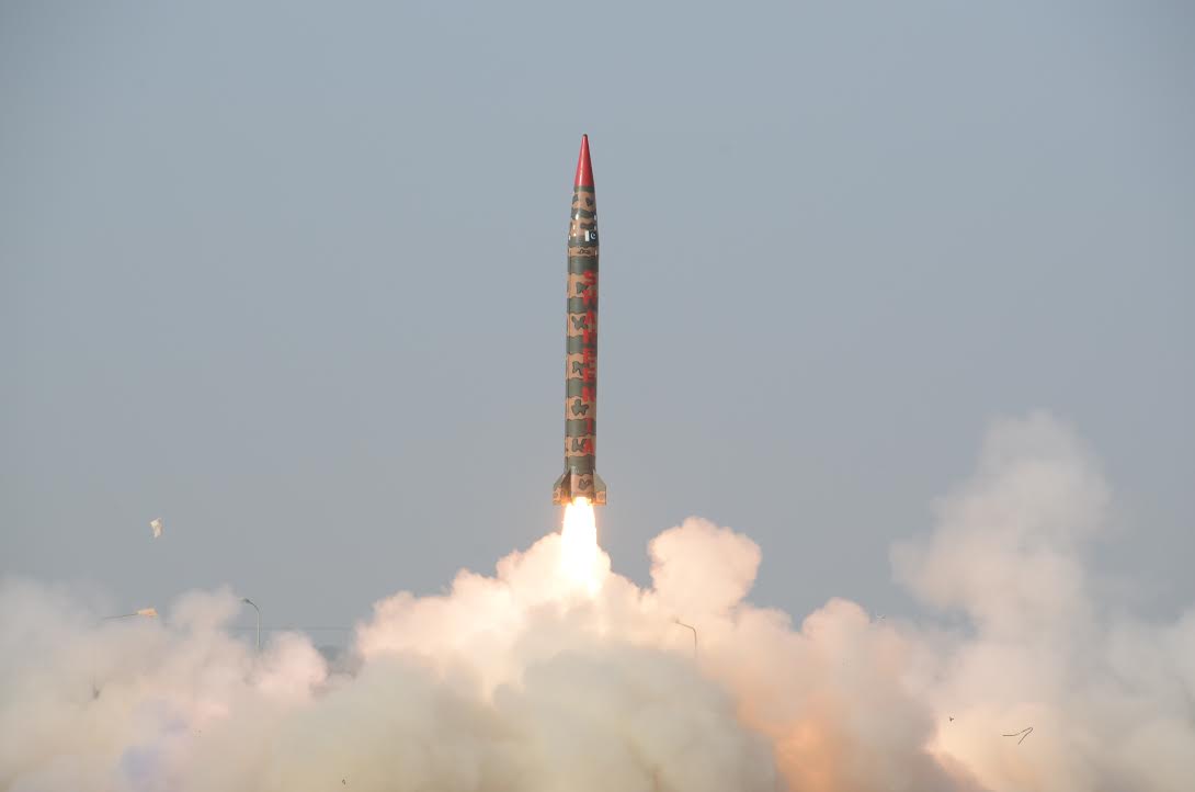 A Shaheen 1A test launch in December 2015. Photo: ISPR Pakistan