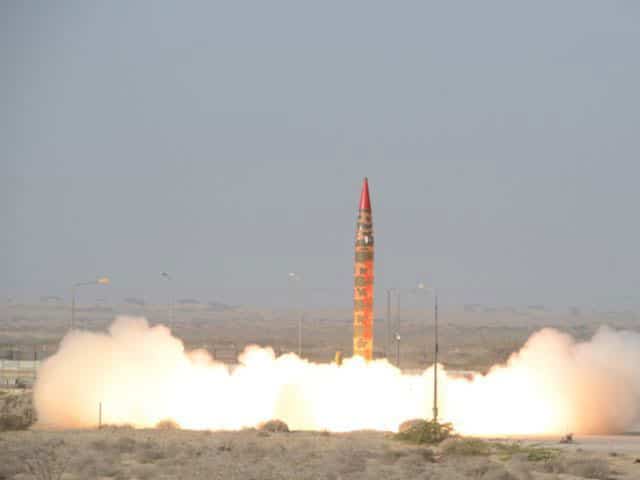 A Shaheen 1 test launch. Photo: ISPR Pakistan