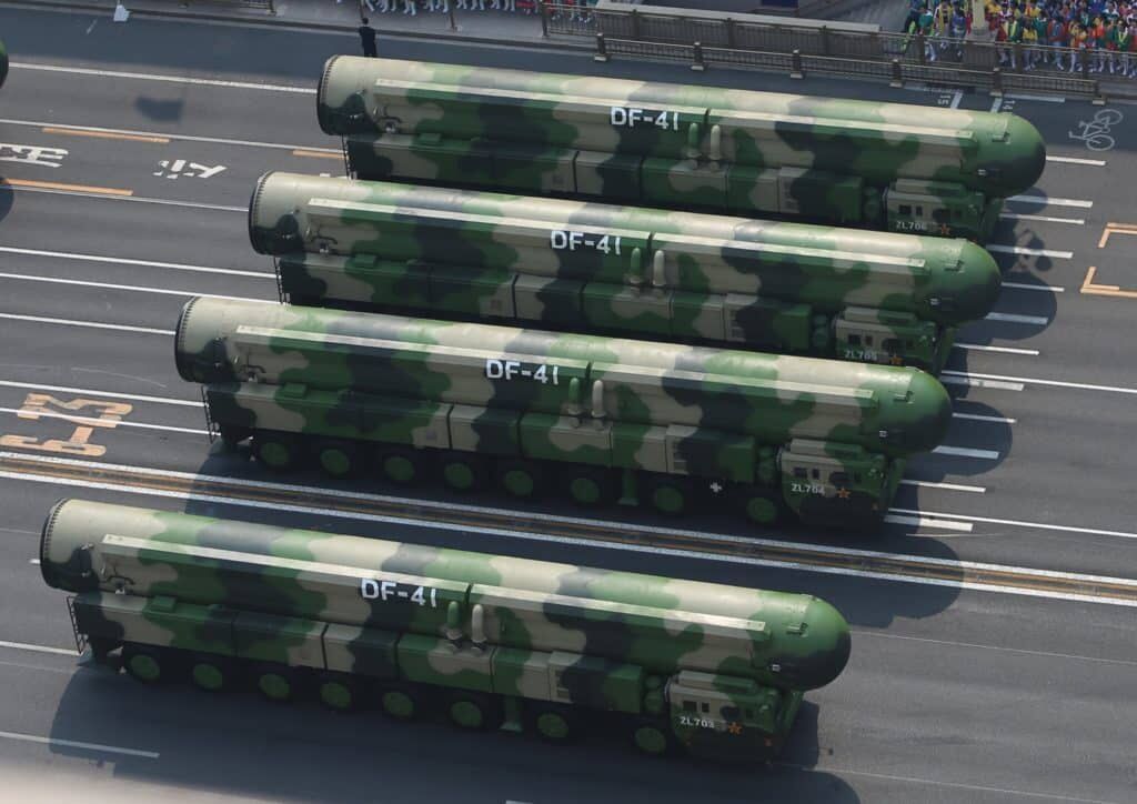 DF-41 TELs on parade, 2019. Photo: Global Times