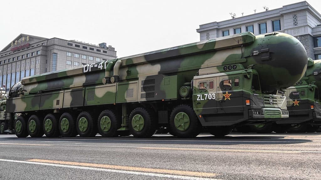The DF-41 and its 8-axle TEL. Photo: PLA