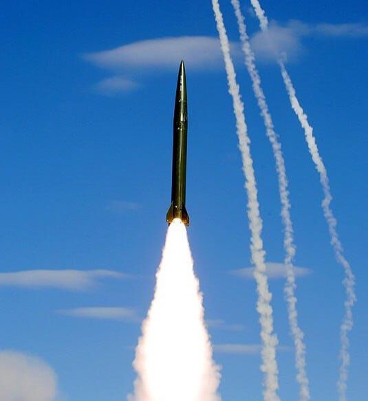 DF-11 in flight. Photo: PLA