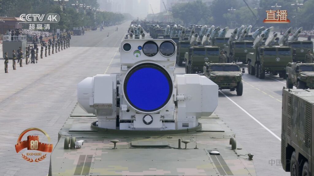 LY-1 naval laser weapon at the Chinese Military Parade 2025.