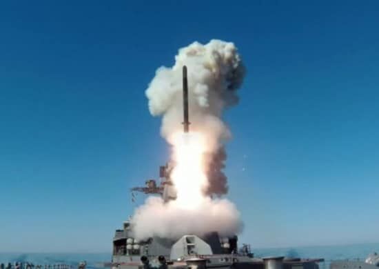 Kalibr launch test in Sea of Japan, 2021. Photo: Russia MoD
