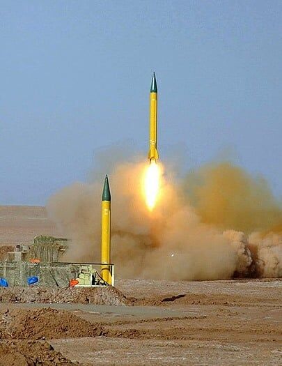 Iran launched the Shahab-3 missile during the Nobel Prophet exercise in 2012. Photo: Hossein Velayati/Wikimedia Commons