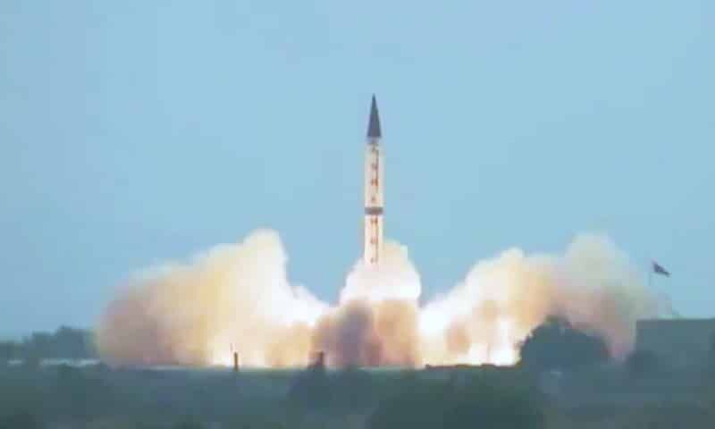 Shaheen 3 test launch. Photo: ISPR Pakistan