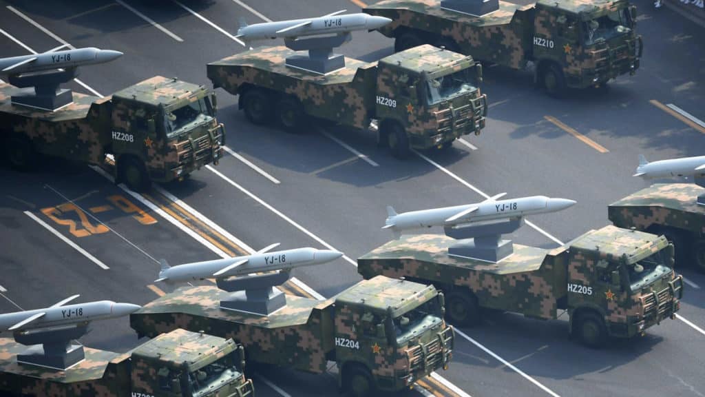 The YJ-18 anti-ship missile. Source: PLA