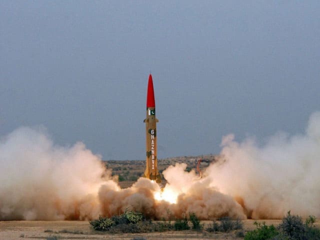 A Ghaznavi test launch. Photo: ISPR Pakistan