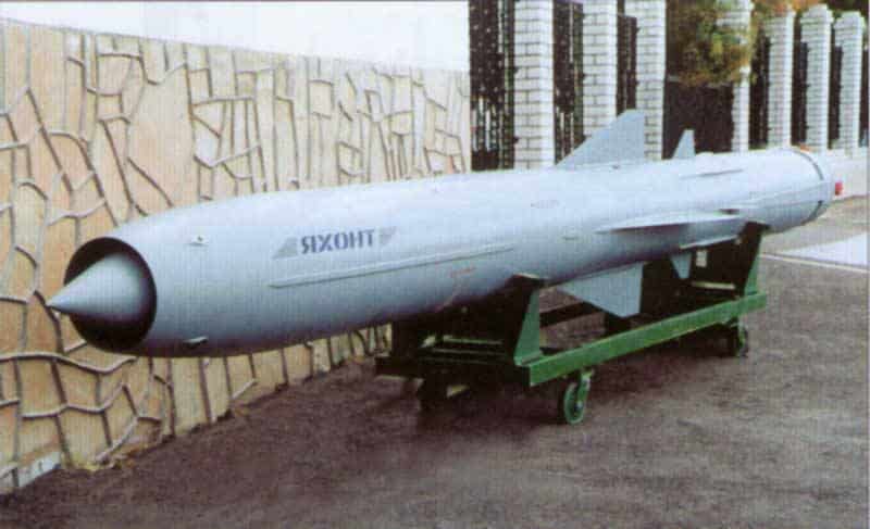 Oniks/Yakhont missile. Photo: Russia MoD