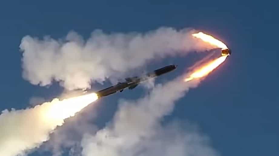 Oniks missile launched from Bastion-P system in 2018 exercise. Photo: Russia MoD
