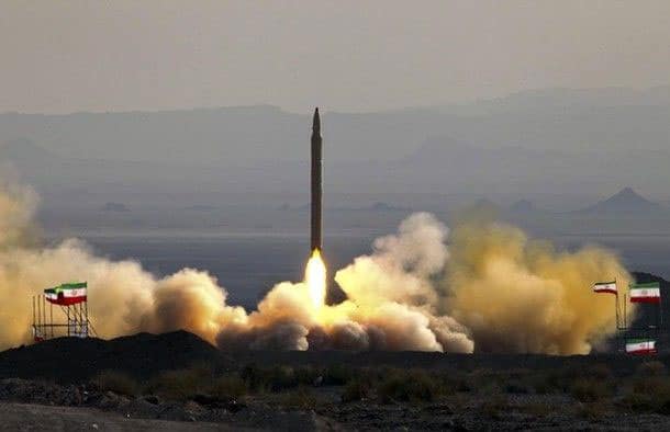 Qiam-1 launch. Photo: VAHID REZA ALAEI/AFP/Getty Images