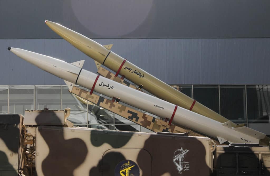 The antiship Zolfaghar Basir variant. Photo: Fars News Agency