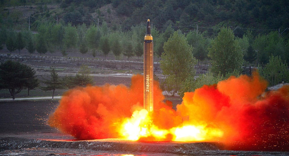 Hwasong-12 test launch.