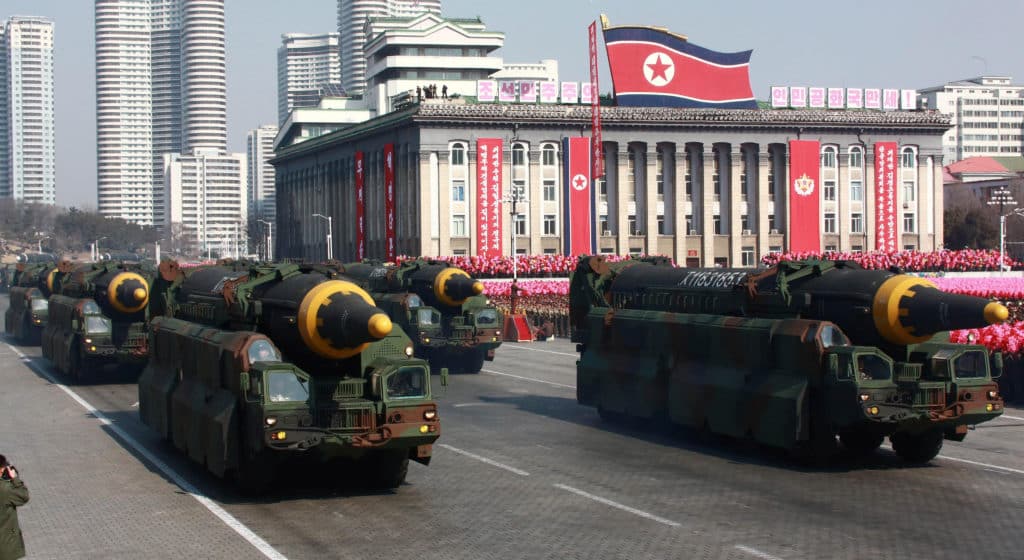 Hwasong-12 on parade.