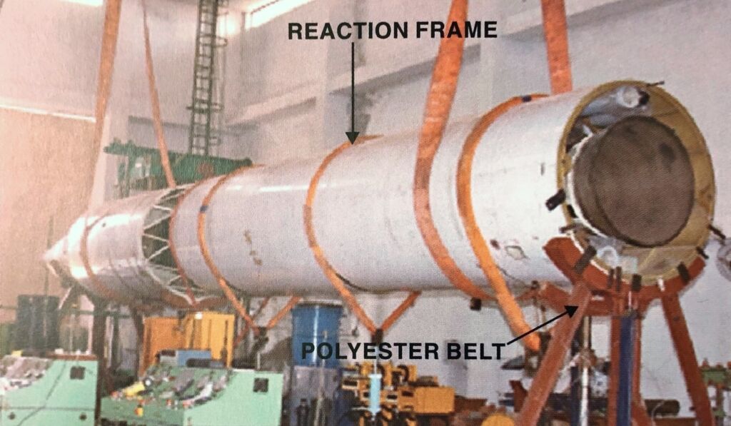 Agni-III testing structure. Photo: DRDO
