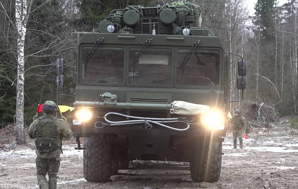 Oreshnik support vehicle. Photo: Russian Ministry of Defense/TASS