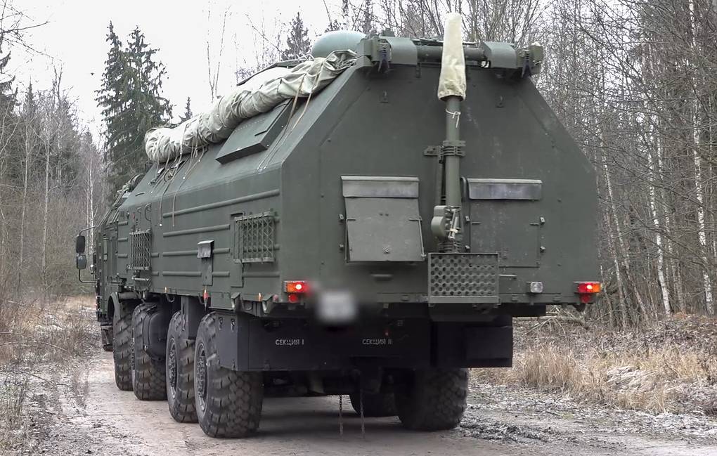 Oreshnik support vehicle. Photo: Russian Ministry of Defense/TASS