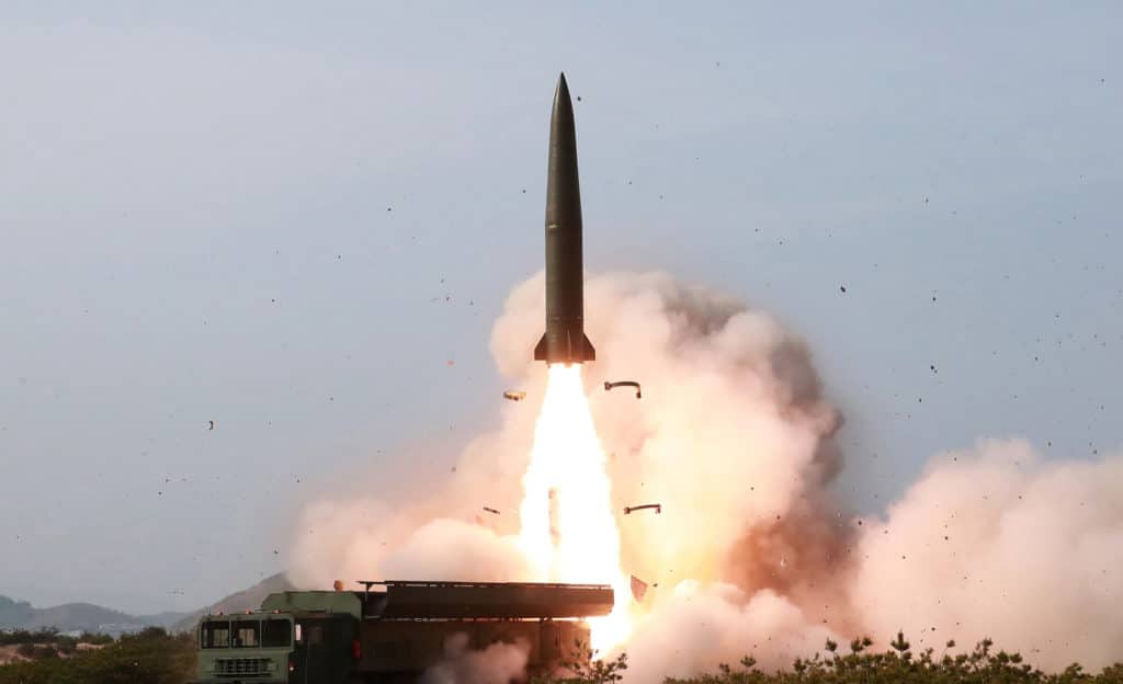 KN-23 launch, 2019. Photo: Rodong Sinmun