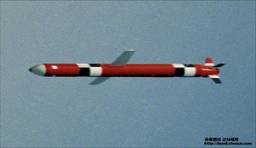 Hyunmoo-3C in flight.