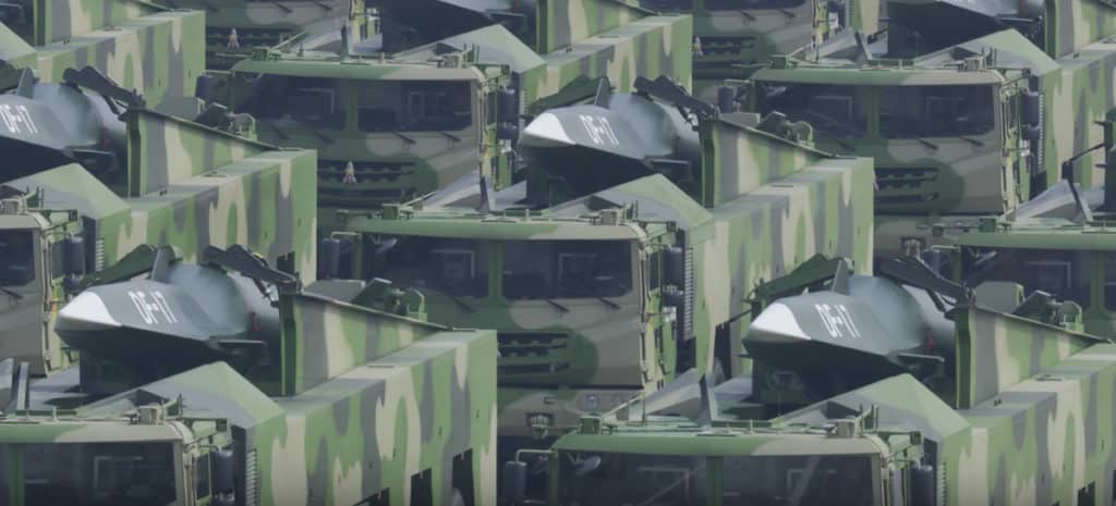 DF-17 on parade in Beijing, October 1 2019. Photo: PLA