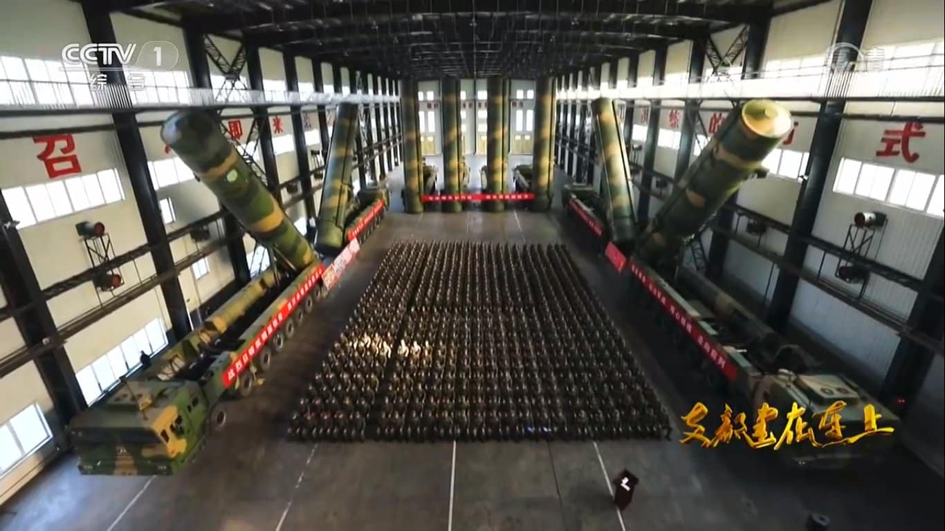 DF-31A brigade in Gansu Province, 2020. Photo: CCTV