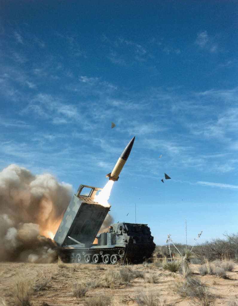 An ATACMS being launched by an M270. Photo: U.S. Army