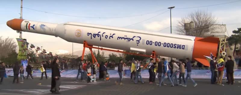 Simorgh rocket. Photo: Ruptly