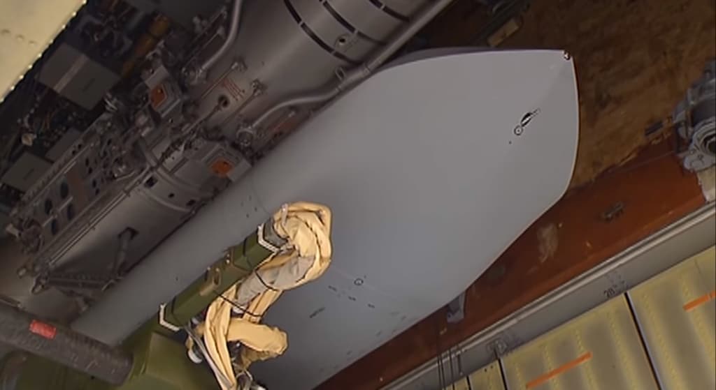 Kh-101 nose section. Photo: Russia MoD