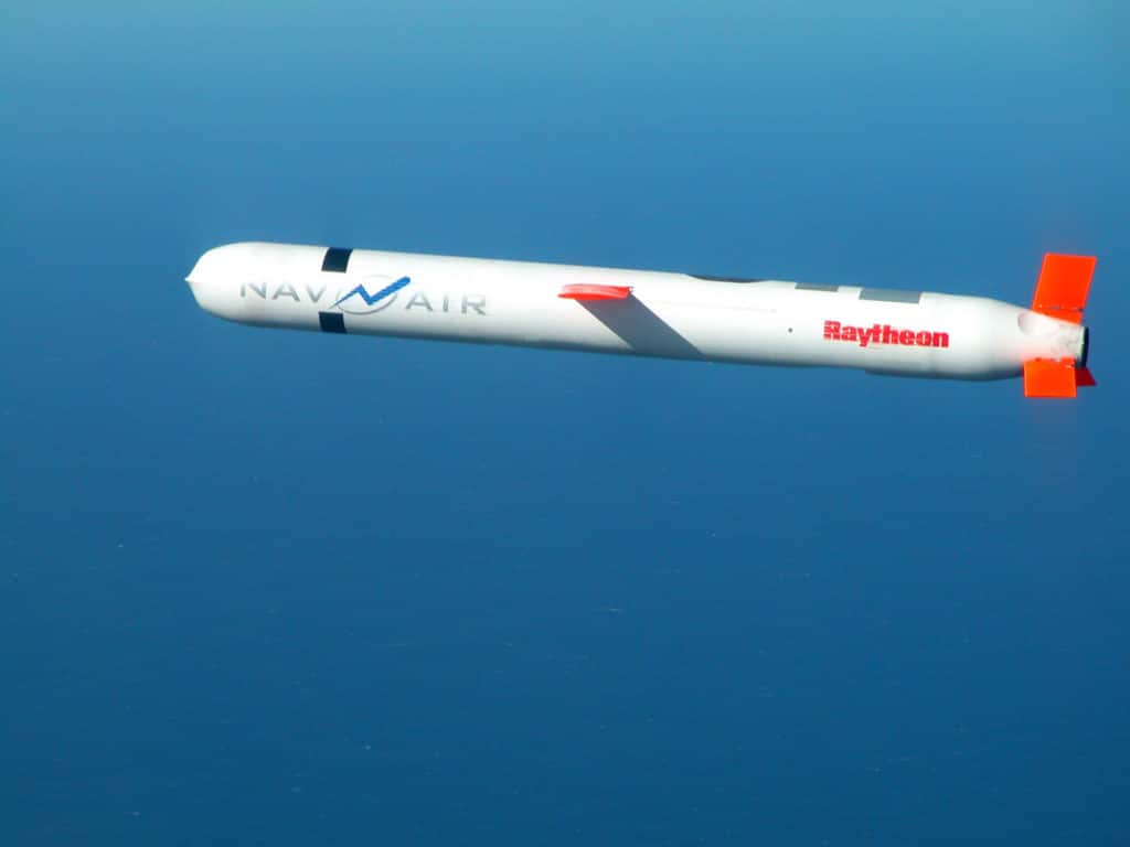 A Tomahawk missile in flight. Photo: U.S. Navy