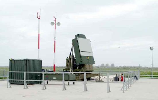 Figure 3: MEADS- fire control radar under test in Italy