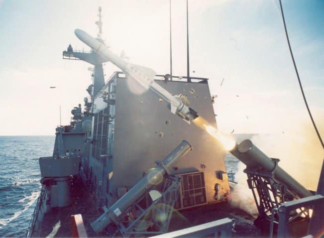 Haeseong I in flight. Photo: ROK Navy