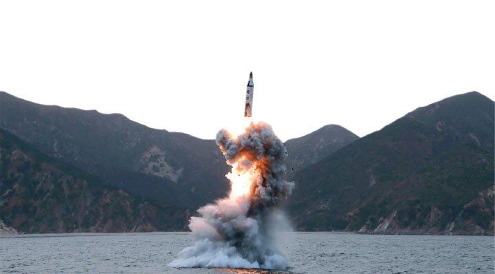 2016 flight test. Photo: KCNA